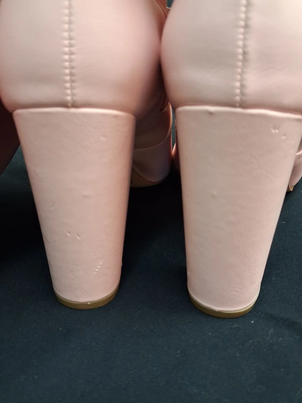 Shoe Dazzle Blush Over-the-Knee Lace-Up Heeled Boots